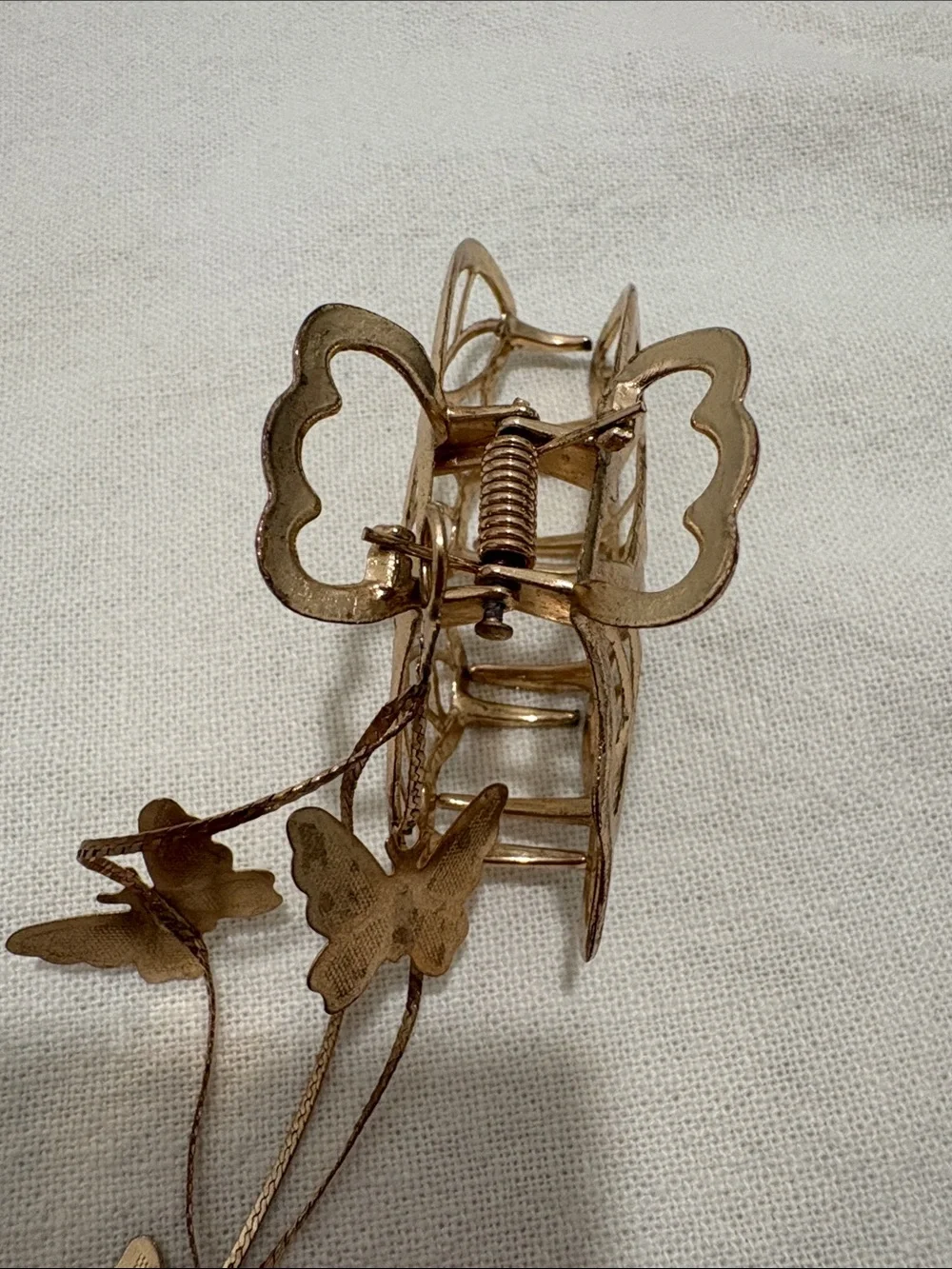 Gold Butterfly Hairclip